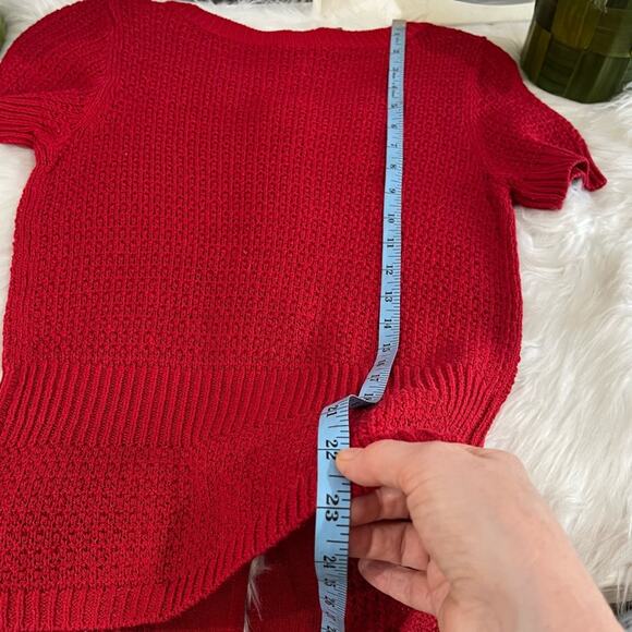 NEW Ann Taylor Silk Ribbed Open Knit Button Front Cardigan Sweater Jacket XS NWT - Picture 16 of 16